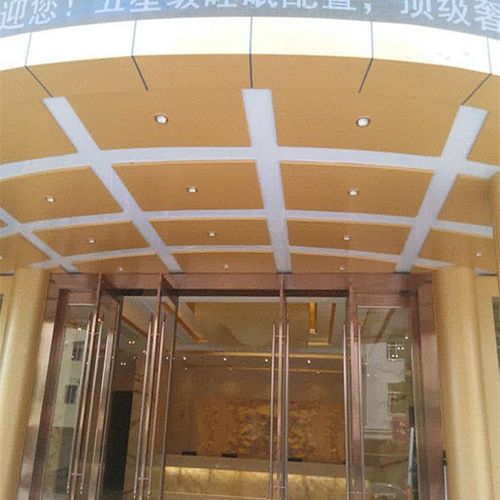 厂家定制设计酒店外墙装饰金属铝单板